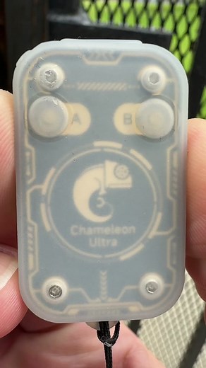 Amazing new toy, the Chameleon Ultra. From Lab401 https://lab401.com/r?id=iop7bf Use code ROCKETGOD for 5% discount! LOW & HIGH FREQUENCY READING / WRITING The Chameleon Ultra hardware supports high and low frequency reading and writing - allowing it to be used as a standalone or connected reader/writer device. For High Frequency, the device supports ISO14443A chipsets: MIFARE Classic® (1K/2K/4K, 4-byte &, 7-byte UID), NTAG® (210 - 218), Ultralight® (Standard, C, EV1), DESFire® (EV1 & 2) and MIF