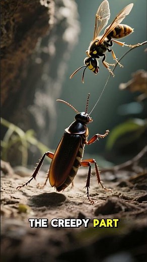 This Wasp Turns Cockroaches Into ZOMBIES – Real Insect Science!