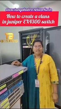 How to create vlans in juniper ex4300 switch#juniper#ex4300switch#junos#networking#tacteam#ccna#ccnp