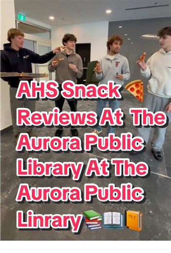 Dominos pizza review🍕from the Aurora Public Library📚with co-hosts @Mac Stewart @luch @cristopher.columbus credits to @hannah for cameraman #ahssnackreview #aurora #fyp #foryoupage #dominospizza