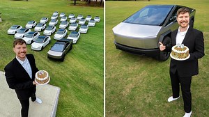 YouTube star MrBeast is giving away 26 Teslas to commemorate his 26th birthday