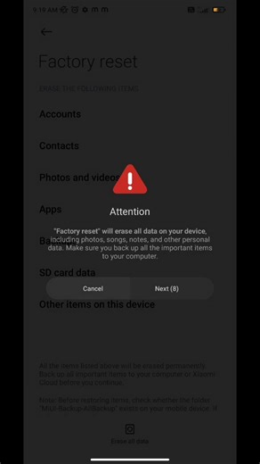 Redmi phone hard reset #trakintech #technology