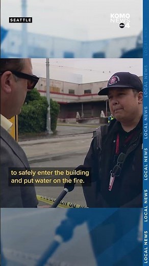 Crews battle vacant building fire in Seattle's Chinatown-International District