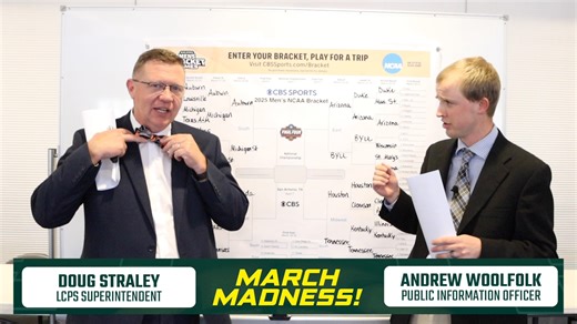 🏀🔥 Alright, basketball fans! Need some last-minute help filling out your bracket before tipoff? Don't sweat it — Mr. Straley has got you covered! 💪 Check out his bold upset picks and tournament champions in this year’s edition of #TeamLCPS Bracketology! 🎯💥 Who’s your Cinderella team? 👑 Let’s talk brackets! ⬇️ #MarchMadness 🏆 #TakeItToTheBank 💰 #LockedIn🔒 #BracketBusters 🚨 | Louisa County Public Schools