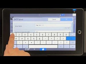 Configuring Scan to E-mail | Ricoh Video Manual
