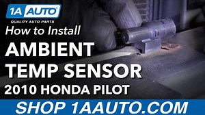 How to Replace Ambient Air Temperature Sensor 2009-15 Honda Pilot