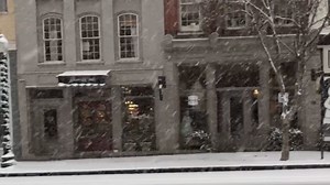 Franklin gets picturesque coat of snow during winter storm