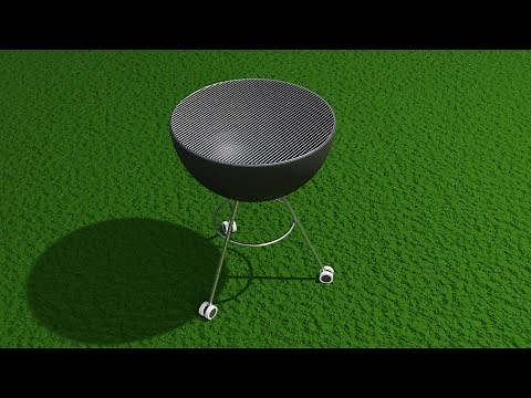 BBQ grill Blender Tutorial