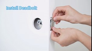 Electronic Digital Keyless Entry Door Lock - Fingerprint, Black, 30-day Money-Back Guarantee