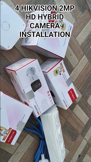 HIKVISION HD HYBRID CAMERA INSTALLATION | #hikvision #shorts