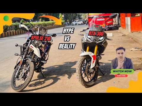 Hero Xpulse 210 VS TVS Apache RTX 300 #tvsrtx300 #xpulse210