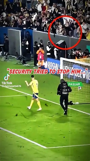 Ronaldo Stopped Security for This Fan ❤️ #ronaldo #fans