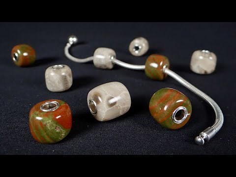 Stone Beads for My Wife's Pandora Bracelet—Maker's Challenge 2021