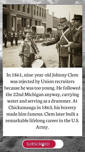 He Was Only 9 When He Followed the U.S. Army Into War 🇺🇸 #americanhistory #motivation #history