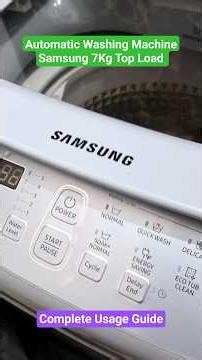 Top Load Fully Automatic Washing Machine usage guide | How to use Top load washing machine