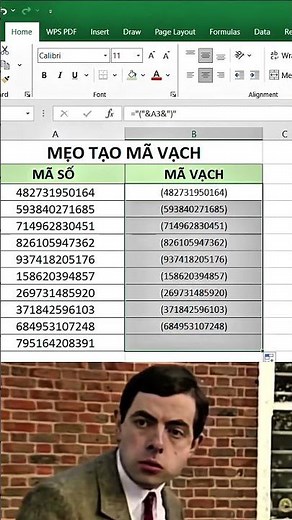 Excel Tips #11 | Tạo mã vạch siêu nhanh trong Excel