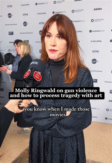 Molly Ringwald talks gun violence and how to process tragedy through art at the premiere of her new film, Run Amok, at Sundance Film Festival 2026 @Sundance Institute #filmtok