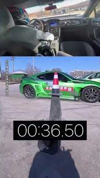 Which drift is faster or the line is faster? Track BRZ Peugeot 206 closed track. Non-professiona