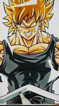 Drawing Super Saiyan doing Bicep Curls?