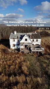 256K views · 3.1K reactions | This Abandoned Farmhouse in Syracuse, New York Is Selling for Just $1,000. | Abandoned Places Story | Facebook