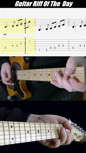 Guitar Tab My Girl by The Temptations #RiffOfTheDay #guitartabs #howto #1960s #guitarriff