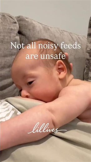 Newborn baby care tips | Not all noisy feeds are unsafe #shorts #lillives