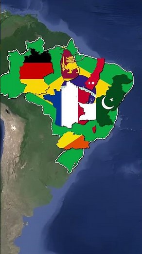 How Big Is Brazil? 🌍 | Size vs Population Comparison #brazil​ #shorts​