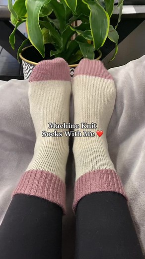 Machine Knitting Socks for Last Minute Christmas Gifts