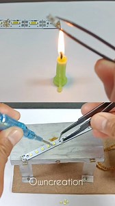 231K views · 851 reactions | #desoldering #led #strip #candle #danger #experiment | Owncreation | Facebook
