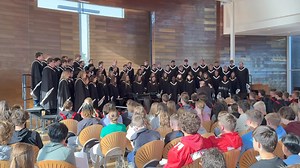 3.4K views · 128 reactions | MLC College Choir Tour at Saint Croix Lutheran Academy. The choir loved singing in this beautiful worship space! | Martin Luther College | Facebook