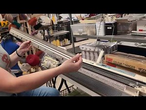 How to Use the Ribbing Attachment on the Brother Knitting Machine