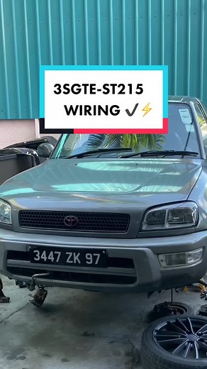 3SGTE ST215 Wiring Done ✔️ Swap done by @Mujah Mohammad