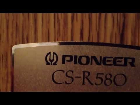 Cs-r580 pioneer speakers