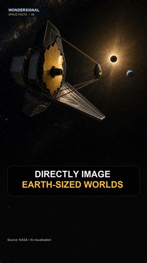 NASA's Next Giant Telescope Will Hunt for Another Earth #shorts #science #space #astronomy #nasa