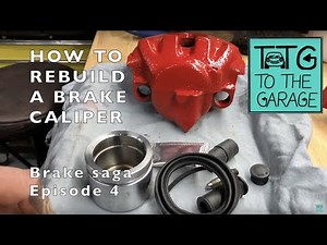 How to service a brake caliper. The brake saga episode 4. Jaguar Xk8 brake upgrade