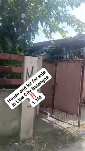 🍀🍀🍀House and lot for sale in Lipa City Batangas ‼️ Brgy Antipolo Del Sur Lipa City ‼️ Corner lot Lot area: 160sqm My umuupa Nd n kagndahan ang bahay Hindi pwede sa maselan KC malayo ang property sa highway‼️ Approximately 1klms away from hiway Pero along brgy road to Samentado ang daan Clean title 👍👍 1.1 M Message me for the details and assistance 09952360016 #highlightseveryone #everyoneシ゚ #LipaCityBatangas #HouseAndLotForSale #propertyinvestment #propertyforsale #DA #everyonefollowers #ho