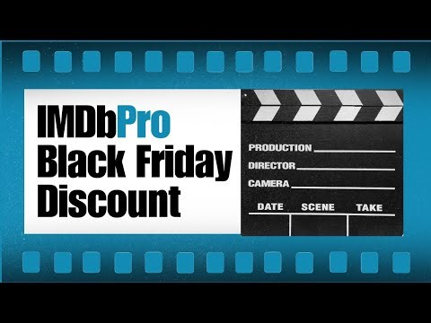 IMDbPro Black Friday Discount