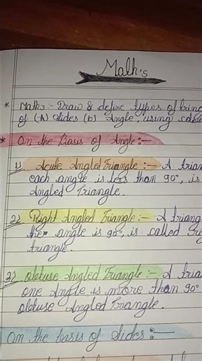 maths project work for class 7 "written"please like and subscribe