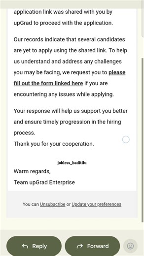 upGrad job application status mail#upgrad#upgradtest#upgradcoding#upgradresults#upgradsuperset