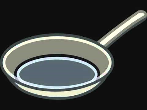 Metal pan banging sound effect