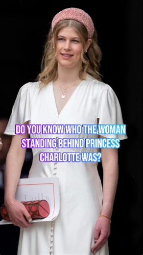9.9K views · 313 reactions | Do you know who the woman standing behind Princess Charlotte was? | About Royal Family | Facebook