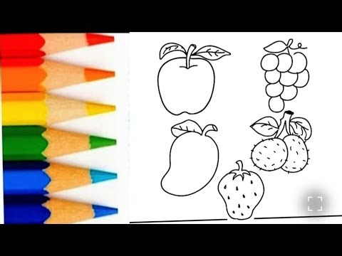 How to draw apple 🍎 🍏 Drawing Step by Step | Easy Drawing for Kids