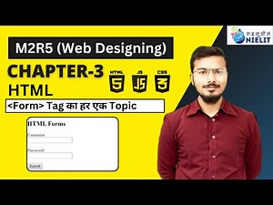 O Level Course M2 R5 | Chapter -3 Class -6 HTML Form Tag | Lecture 10 #Html