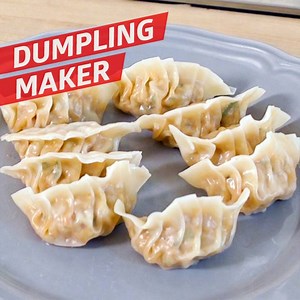 Should you use a dumpling maker or use your hands? https://amzn.to/2KffYmq | Eater