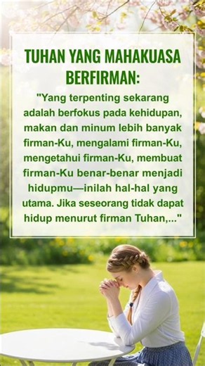 Tenangkan Diri di hadapan Tuhan, Bacalah Firman-Nya