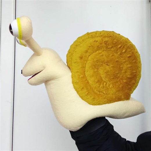 Snail Hand Puppet: Professional Ventriloquist Animal - Etsy