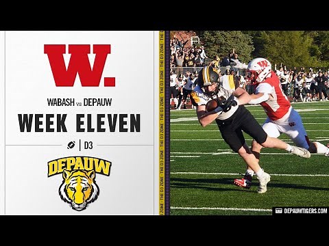 Wabash vs. Depauw Highlights (Monon Bell Game) | D3 College Football 2023