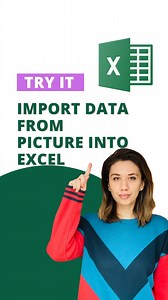 1.9K views · 11 reactions | ‍ Import data from picture into excel ⚡️FREE 90+ Excel Tips and Practice files  link in bio  Follow for me more excel tricks!  Don’t forget to save and share #excel #howto #spreadsheets #microsoftambassador #finance | Farizat Tabora | Facebook