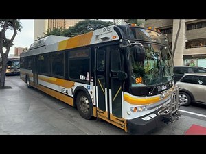 Thebus Honolulu Bus' 908 New Flyer DE40LFR Route 54 Alapai Transit Center via Red Hill