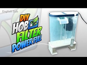 Making an Aquarium HOB Filter from a Plastic Jar